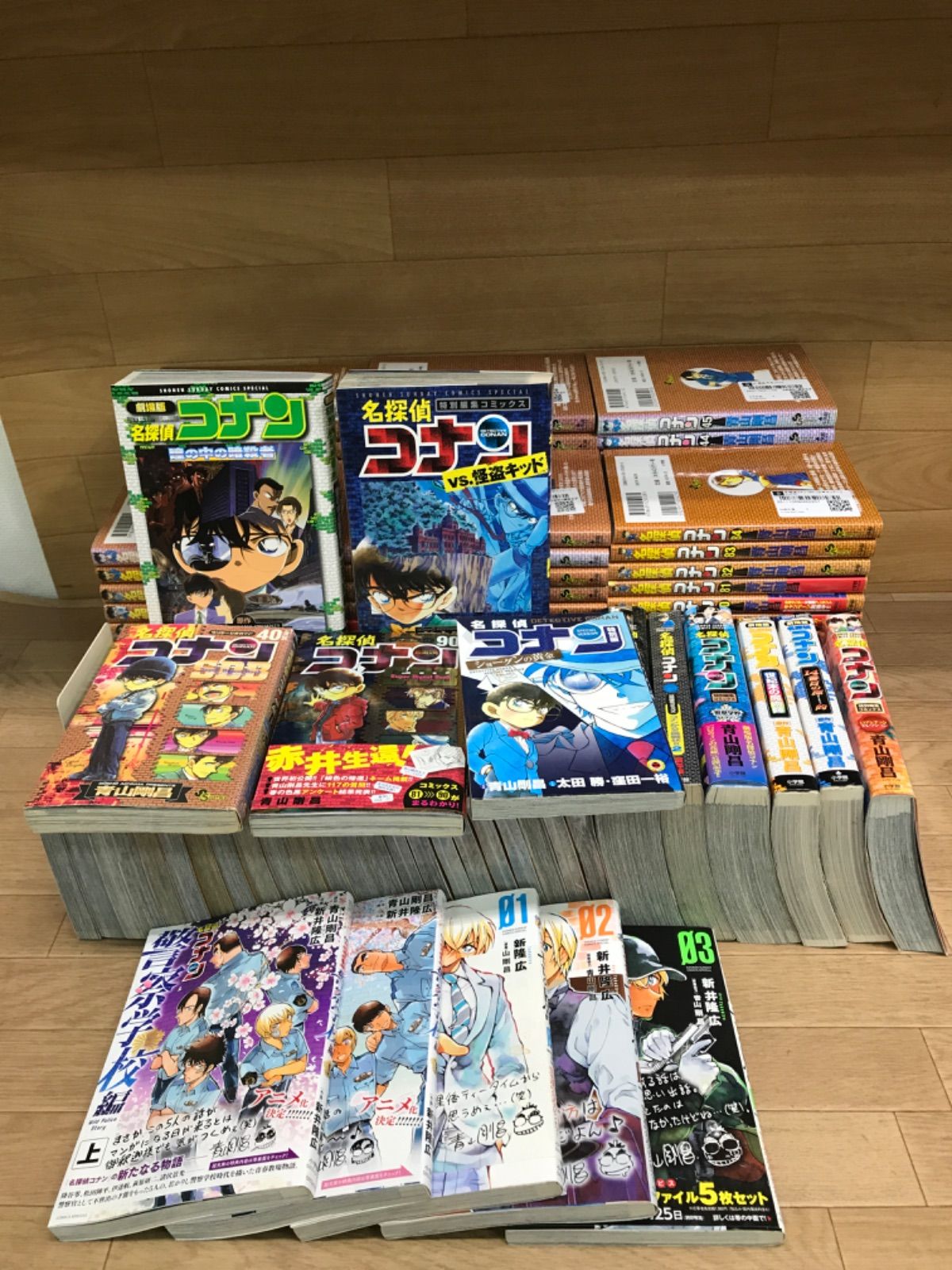 ☆①【未開封8冊】名探偵コナン 1～107巻・ゼロの日常・警察学校編