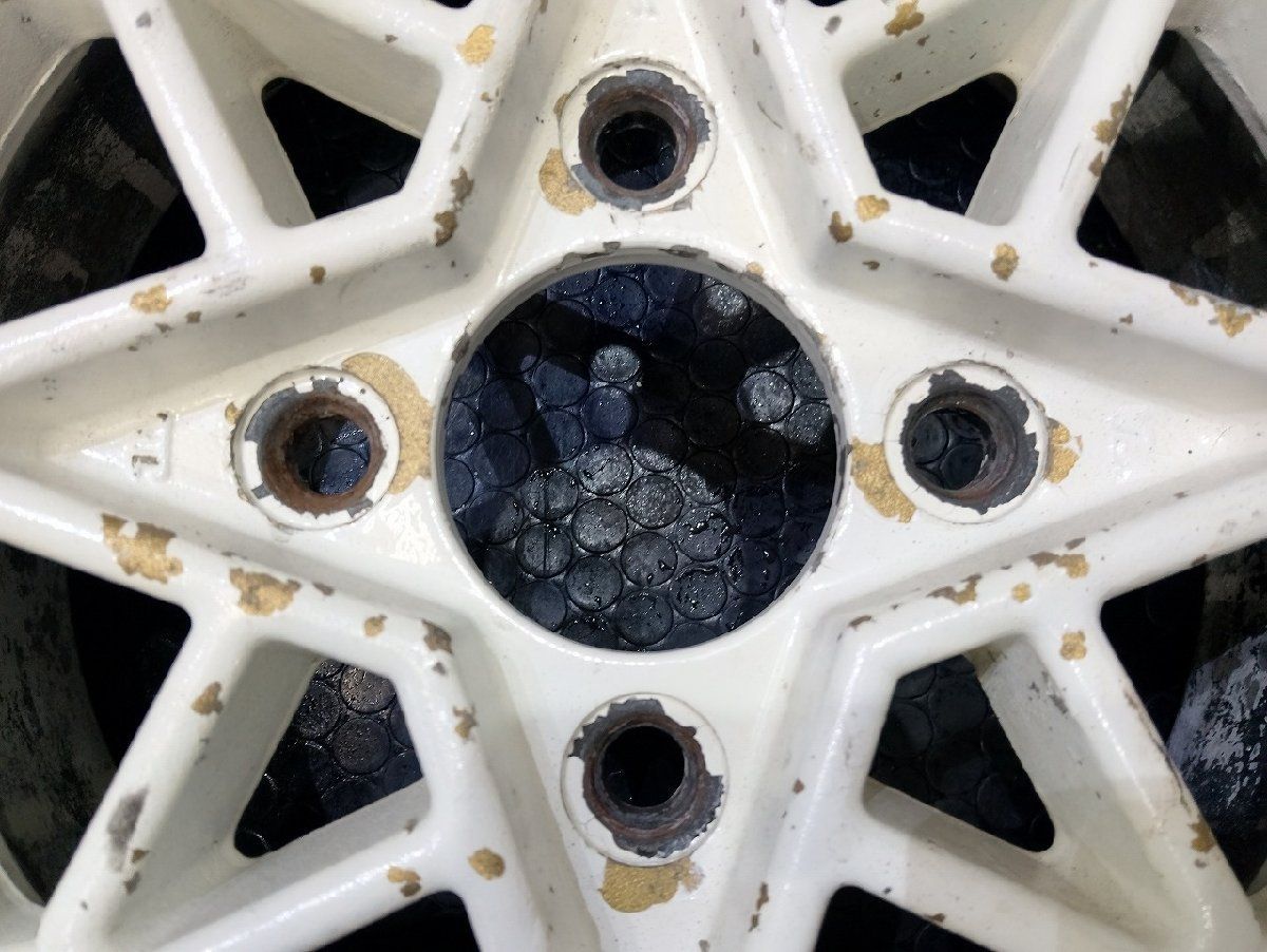 【旧車ホイール】TECHNO RACING テクノレーシング 社外ホイール 13インチ 4本 6J4HPCD114.3+15 希少 当時物　(VHX285) 旧車ホイール】TECHNO RACING テクノレーシング 社外ホイール 13インチ