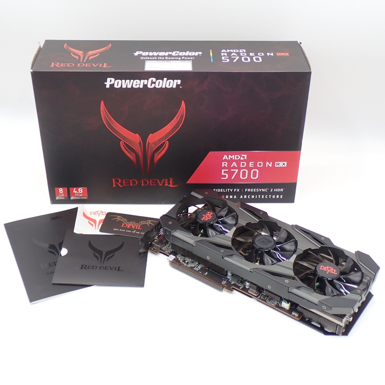 Power Color RED DEVIL AMD RADEON RX 5700搭載 AXRX 5700 8GBD6-3DHE