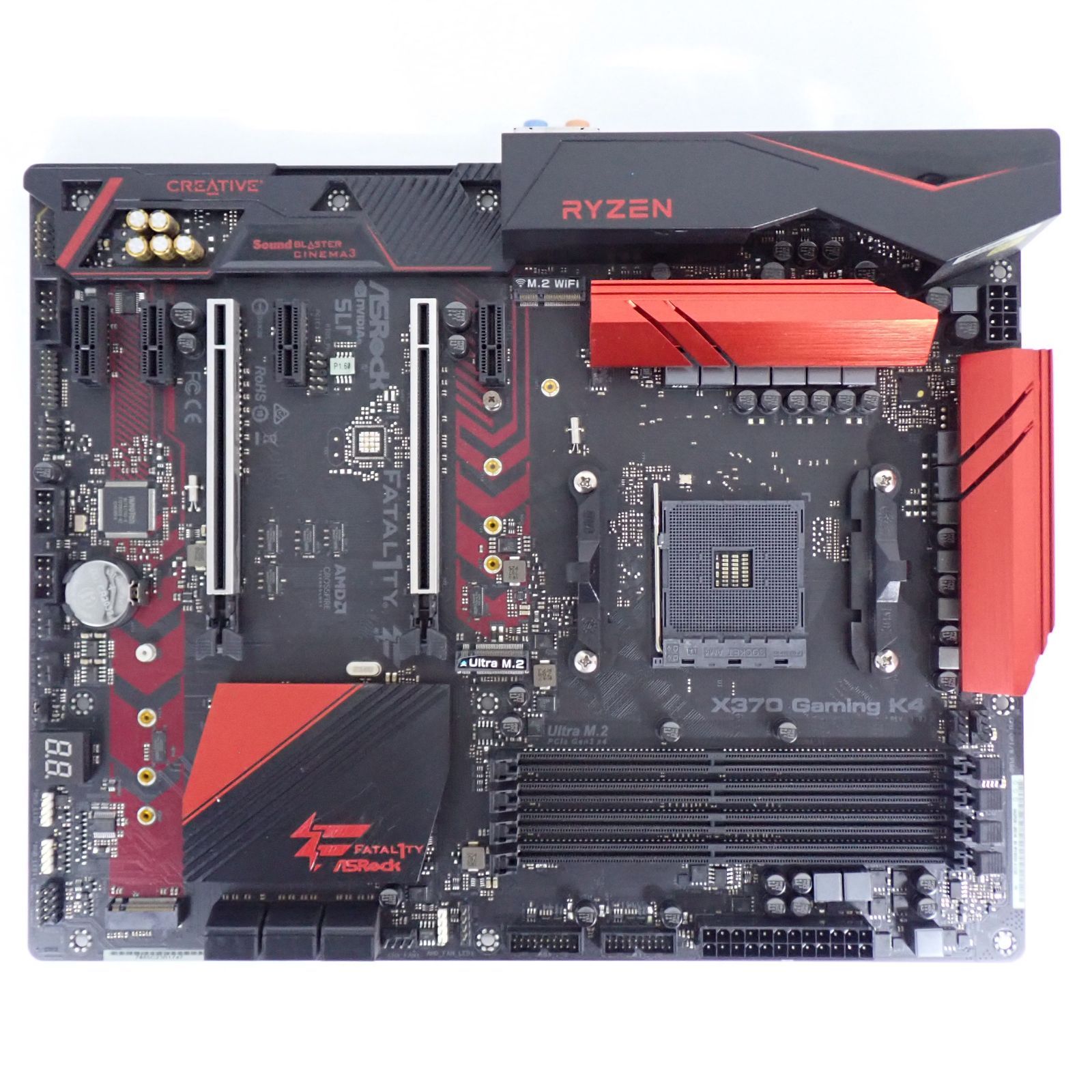 ASRock Fatal1ty X370 Gaming K4 マザーボード 中古- メルカリ