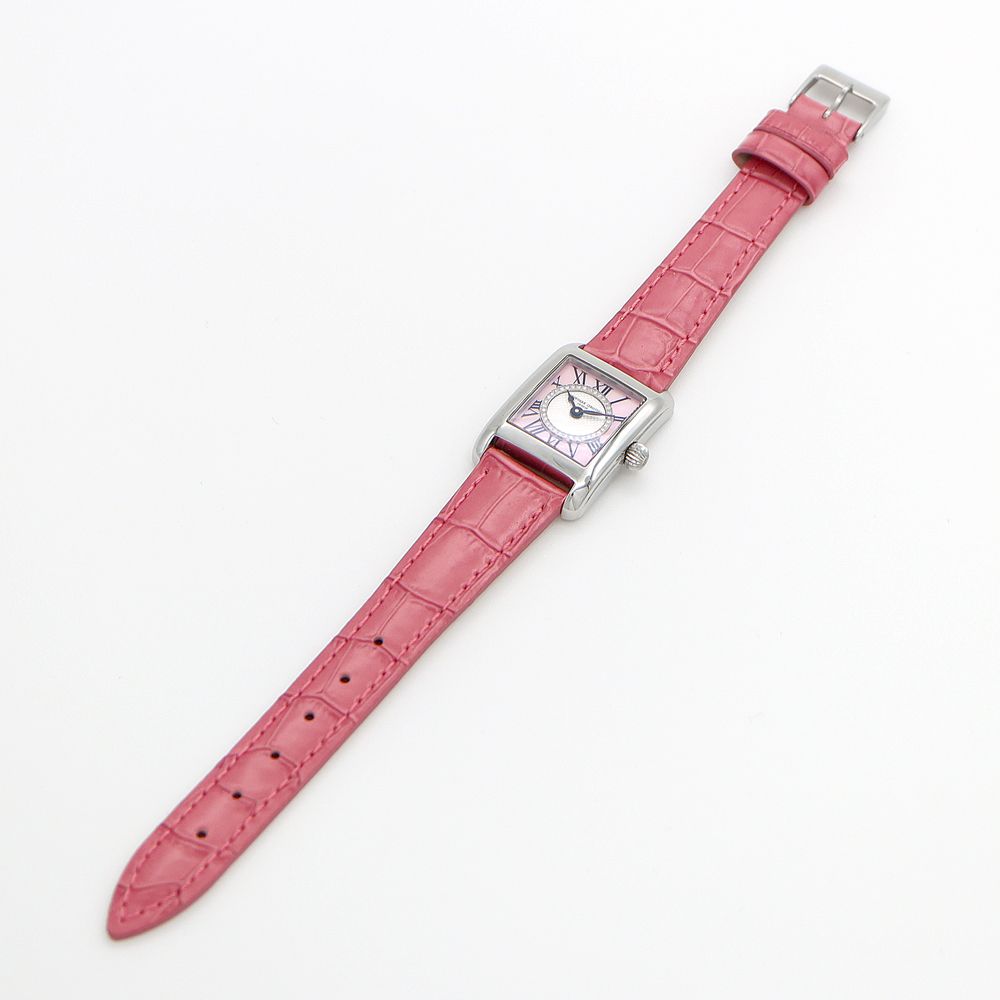 電池交換済 FREDERIQUE CONSTANT フレデリックコンスタント クラシックカレ FC-200X1C12 ダイヤモンド ピンクシェル SS ステンレス 純正ベルト 純正尾錠 レディース クォーツ【6ヶ月保証】【腕時計】【中古】 楽天市場】電池交換済 FREDERIQUE CONSTANT フレデリックコンスタント