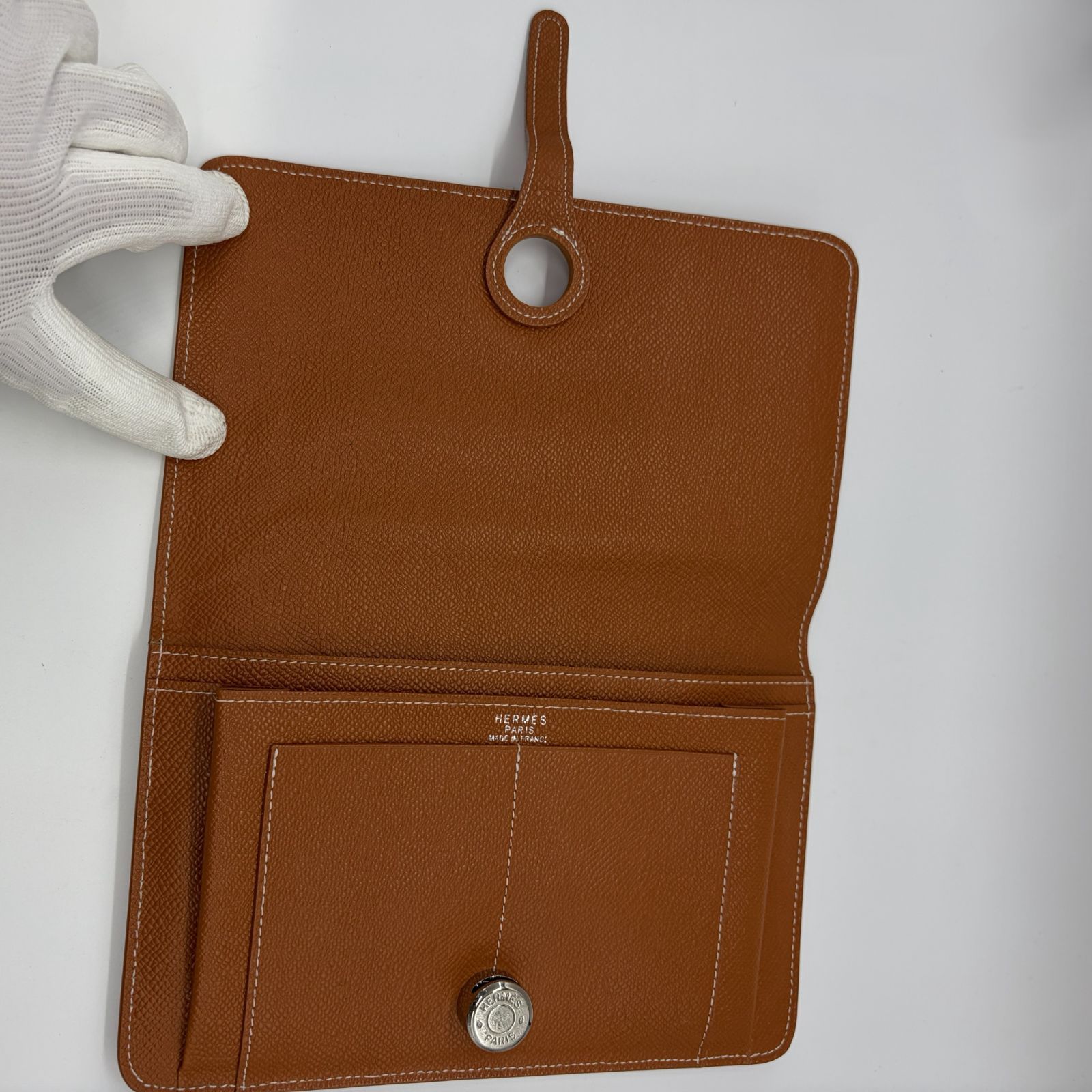 極美品】エルメス 長財布 ドゴンロング ブラウン レザー 【公式通販】