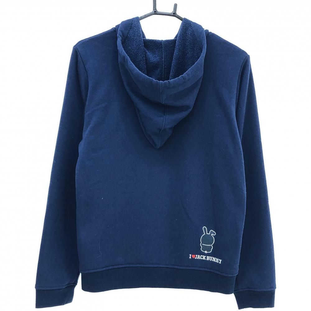 美品】ジャックバニー×ドラえもん ジップパーカー ネイビー スウェット