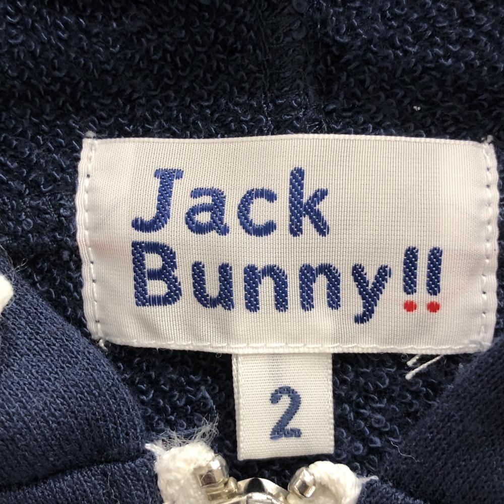 美品】ジャックバニー×ドラえもん ジップパーカー ネイビー スウェット