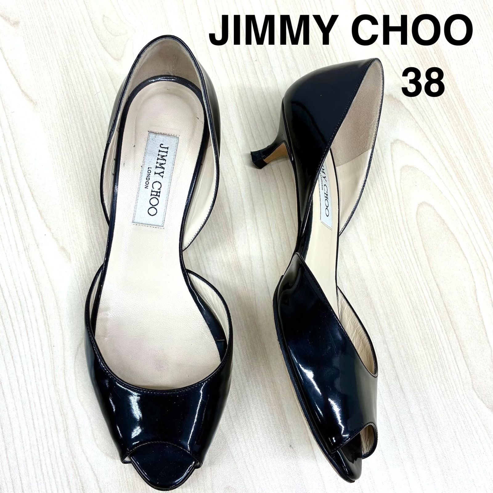 ジミーチュウ JIMMY CHOO】裏張済！すぐご使用いただけます！エナメル 