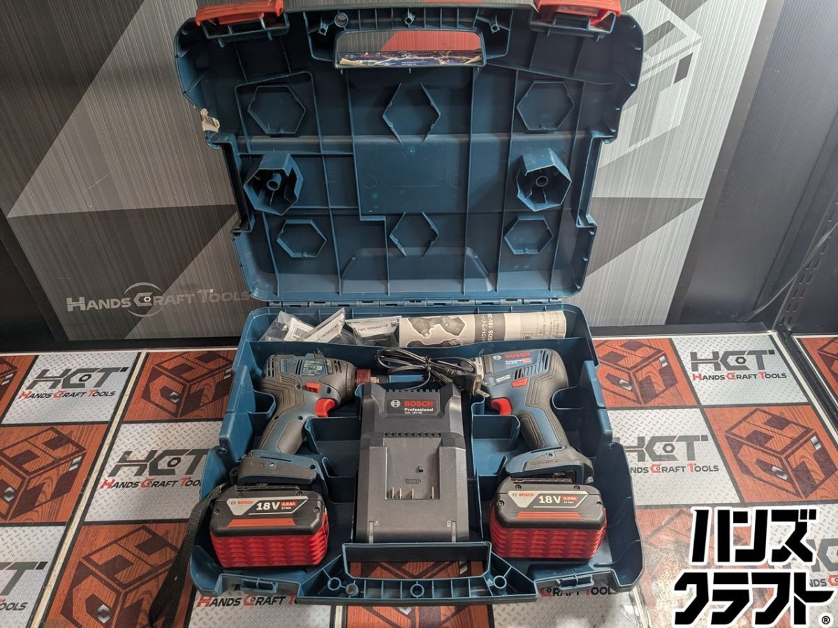 ▲【中古】ボッシュ BOSCH GDX-GSR コンボキット GDX18V-200 インパクトドライバ / GSR18V-55 インパクトレンチ バッテリ付【ハンズクラフト飯塚店】【中古】