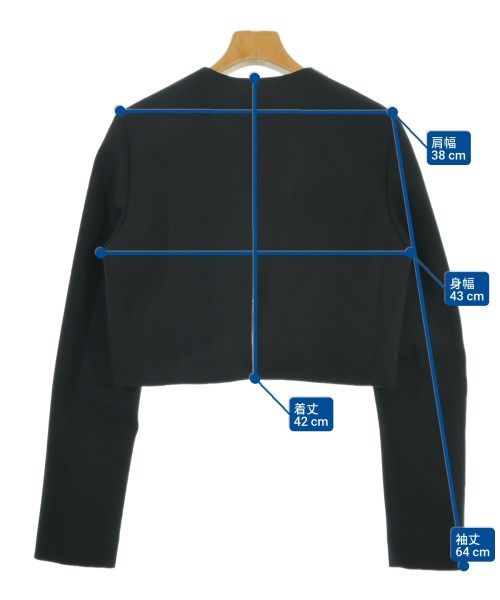BOWTE バウト ノーカラージャケット 0(XS位) 茶xベージュx黒等 【古着】【中古】 BOWTE ノーカラージャケット レディース 【古着】【中古】【送料無料