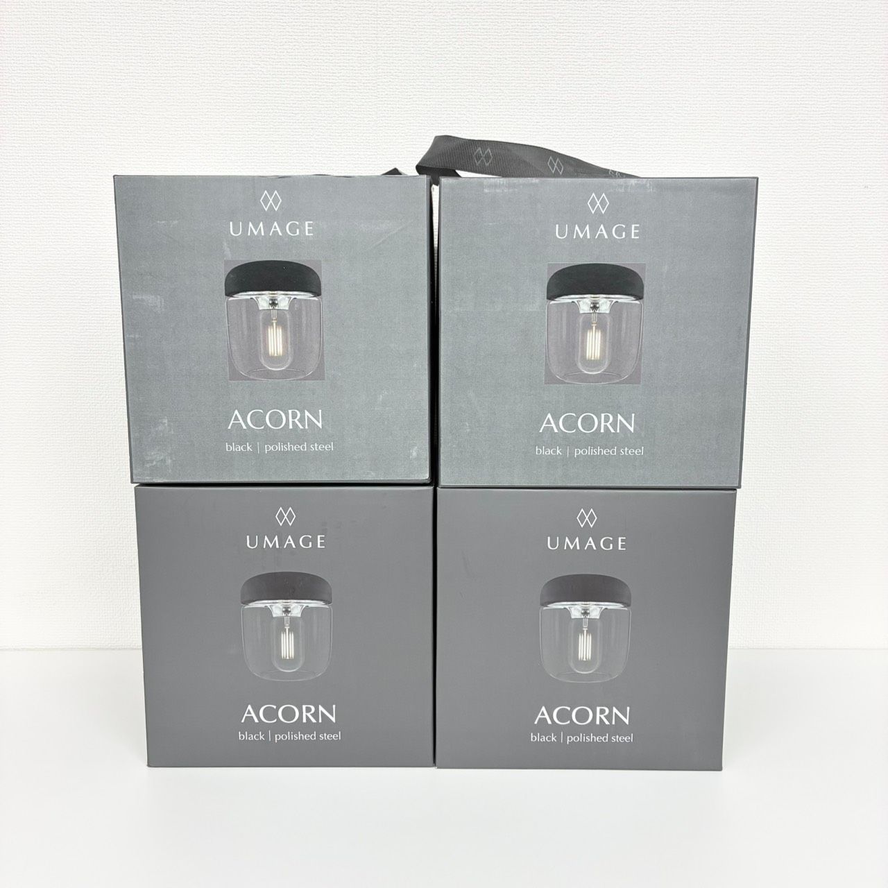 UMAGE ウメイ Acorn エイコーン Polished Steel ブラック×スチール 1