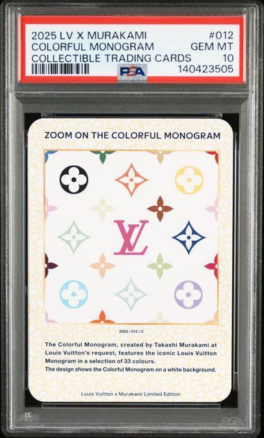 PSA10カラフルモノグラムC[2003 / 019](ルイヴィトン x 村上隆 PSA10】ズームオン ザ カラフルモノグラム C [2003 / 019](ルイ