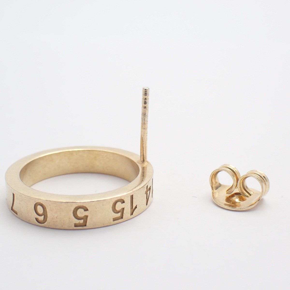 【MAISON MARGIELA】ナンバリングピアス　片耳 Maison Margiela メゾンマルジェラ ナンバリング ピアス シルバー925