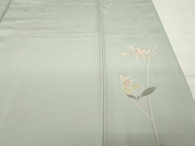 平和屋着物●訪問着　友禅　作家物　彩華　枝花文　正絹　逸品　AABH5865ck 平和屋着物○訪問着 友禅 作家物 彩華 枝花文 正絹 逸品 AABH5865ck
