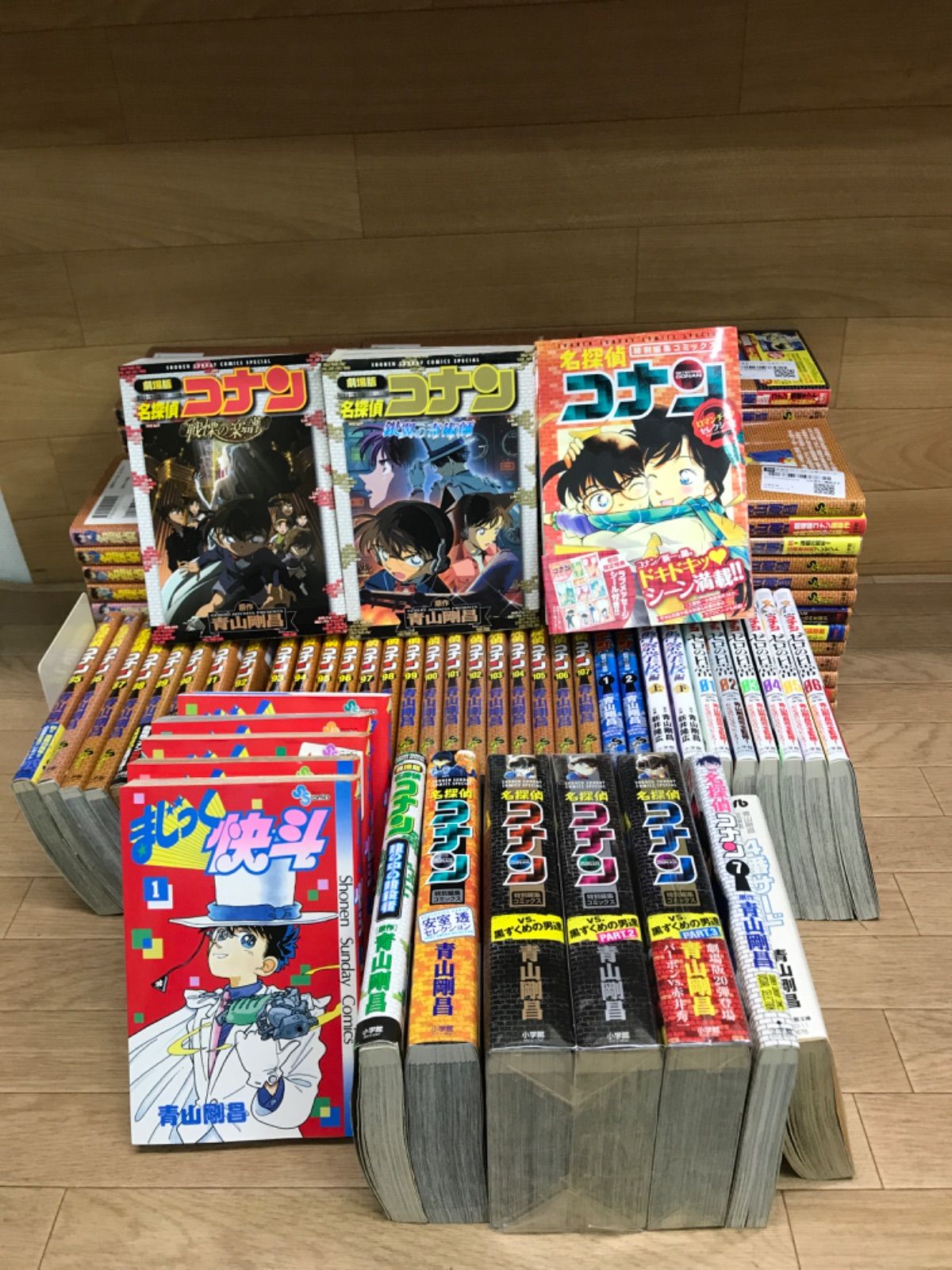 ☆②【未開封9冊】名探偵コナン 1～107巻＋ゼロの日常・まじっく快斗