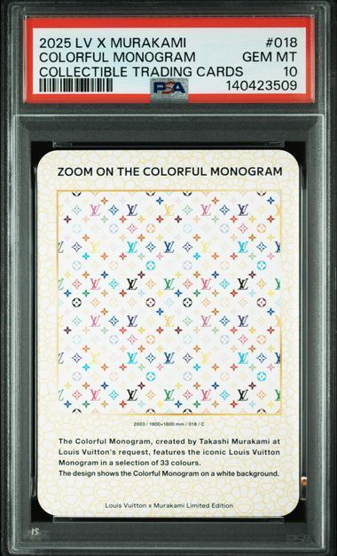 PSA10】LOUIS VUITTON ZOOM ON THE COLORFUL MONOGRAM #18 ルイ