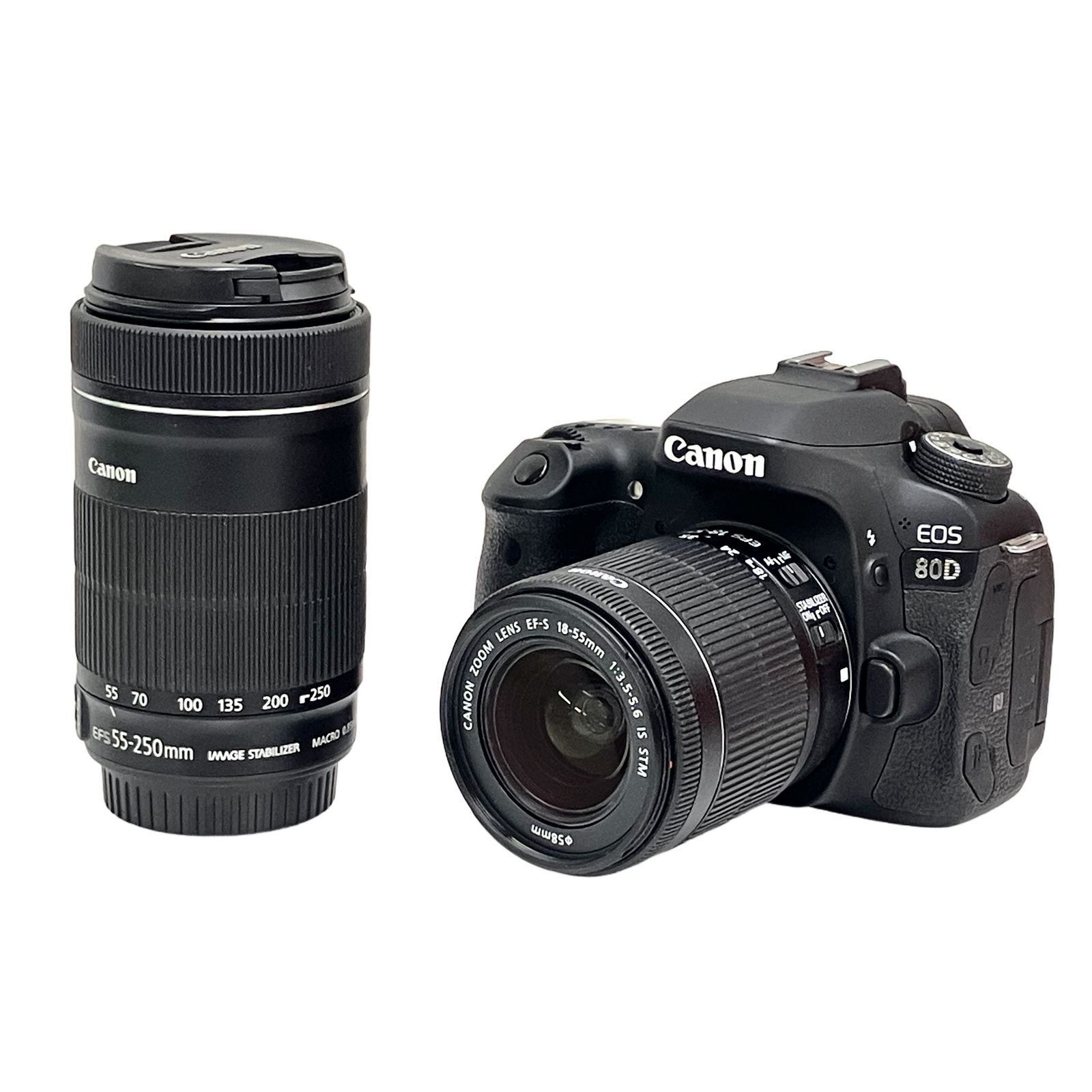 Canon EOS 80D ダブルレンズキット　高速連写　一眼レフカメラ　元箱付 Amazon | Canon デジタル一眼レフカメラ EOS 80D ダブルズームキット