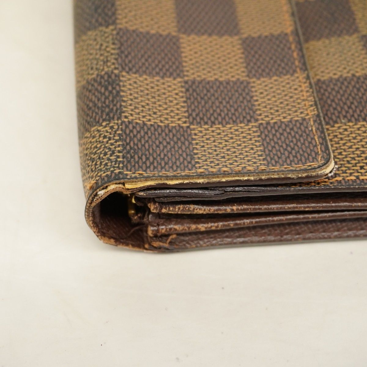 【6dc3865】ルイヴィトン 長財布 ダミエ ポルトモネクレディ N61726 エベヌ【中古】レディース LOUIS VUITTON（ルイ・ヴィトン） 【6dc3865】ルイヴィトン 長財布