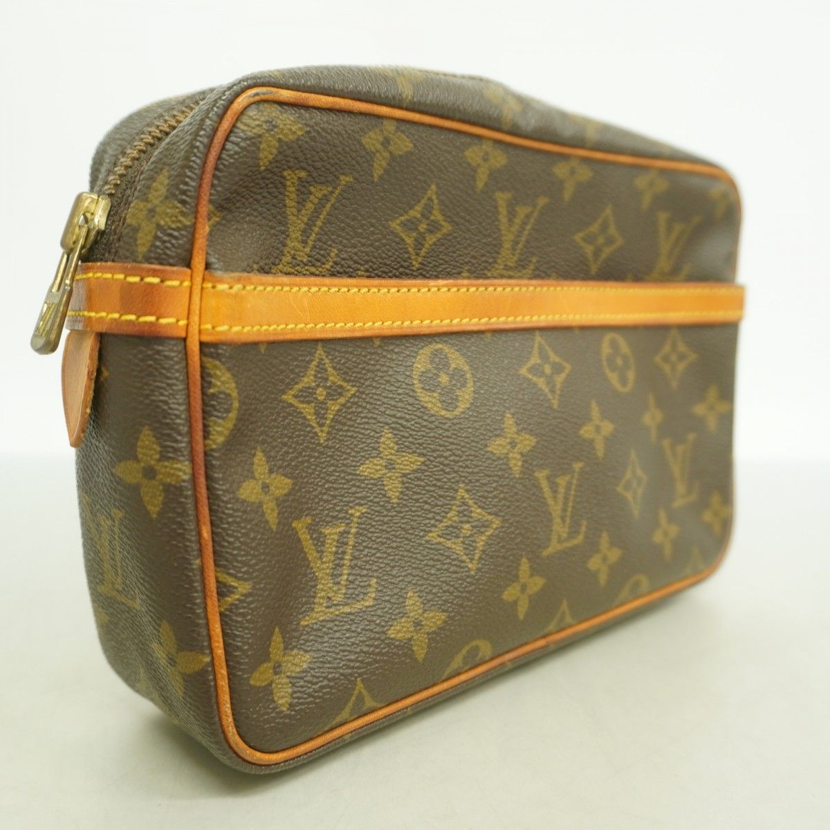 LOUIS VUITTON ルイヴィトン M51847 セカンドバッグ コンピエーニュ23 モノグラム レザー クラッチバッグ ブラウン ユニセックス ルイヴィトン(Louis Vuitton) コンピエーニュ23 モノグラム ブラウン