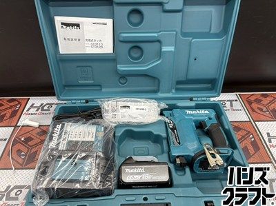 □【未使用】makita マキタ ST312DRG 充電式タッカ バッテリー(BL1860B 