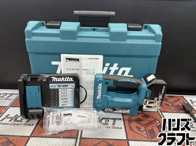 □【未使用】makita マキタ ST312DRG 充電式タッカ バッテリー(BL1860B 
