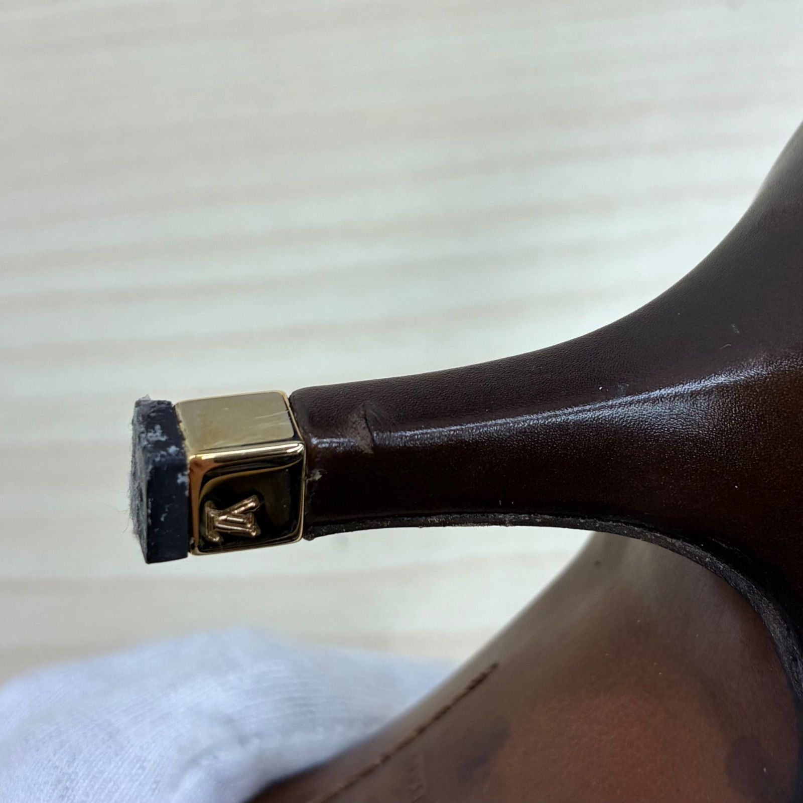 ルイヴィトン LOUIS VUITTON】ダミエライン ハラコミュール サンダル