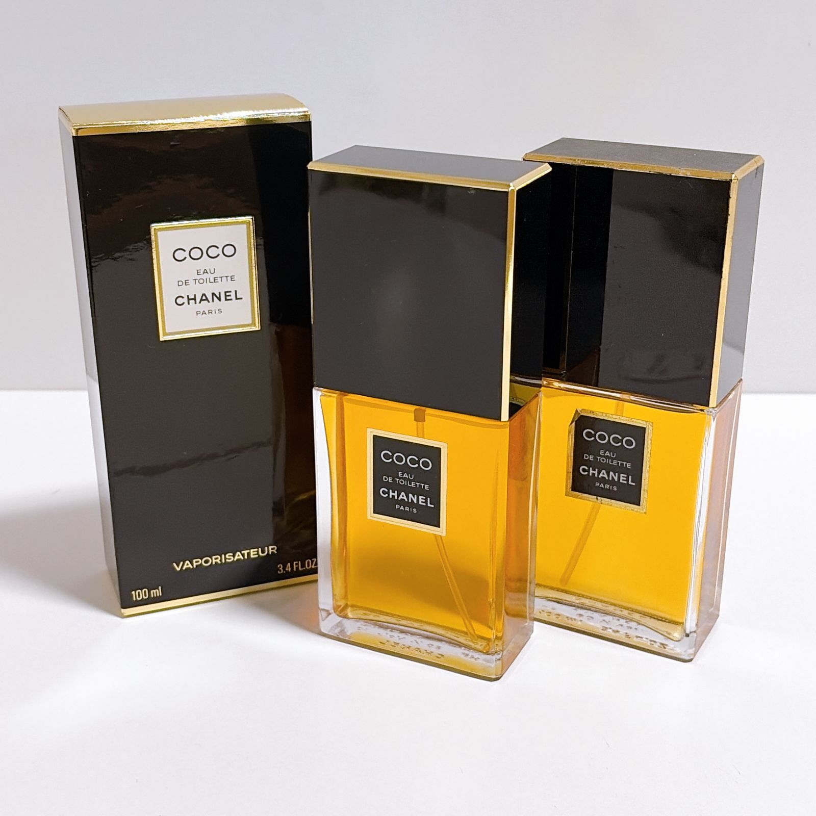 CHANEL COCO オードトワレ 香水 2点セット 100ml 購入時期不明 中古品 
