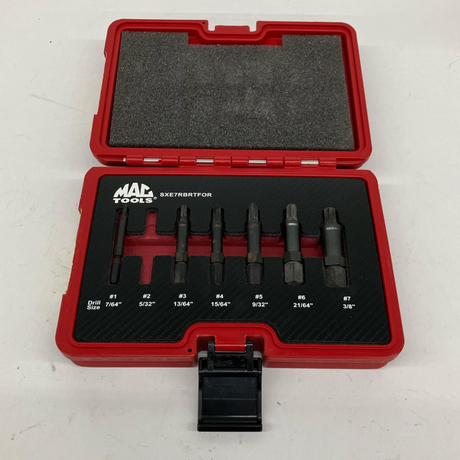 MAC TOOLS マック ツールズ  RBRT™エクストラクターセット |（欠品有り） SXE7RBRTFOR レッド MAC TOOLS マック ツールズ RBRT™エクストラクターセット |（欠品有り