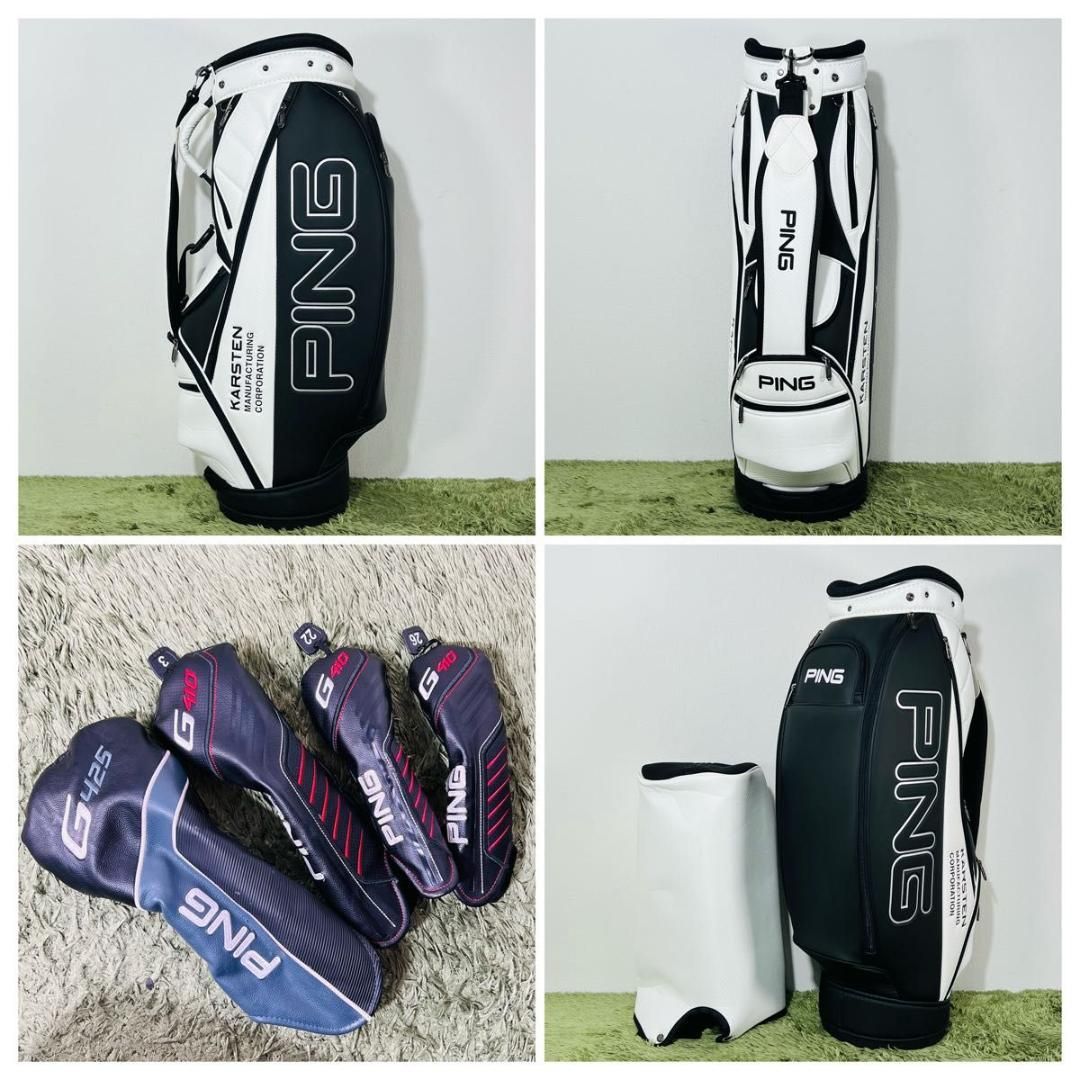 中古】ピン G425&410 フルセット キャディバッグ付き 14本セット