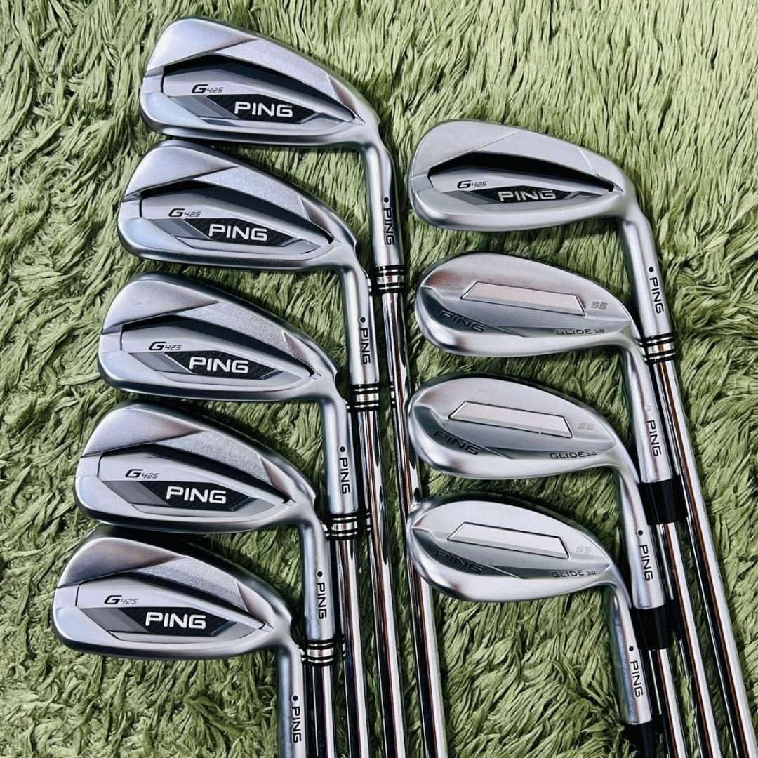 PING ピン G425 クラブセット 11本 左 レフティ S メンズ ゴルフ 中古】ピン G425&410 フルセット キャディバッグ付き 14本セット