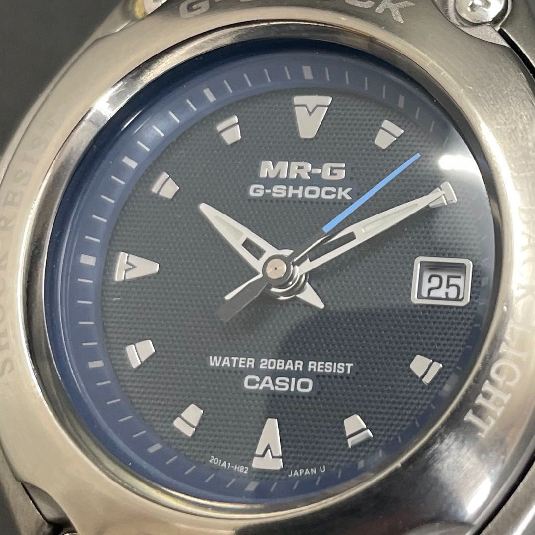 CASIO MRG-122-2A チタン ブルー秒針/ネイビー文字盤 カシオ G-SHOCK