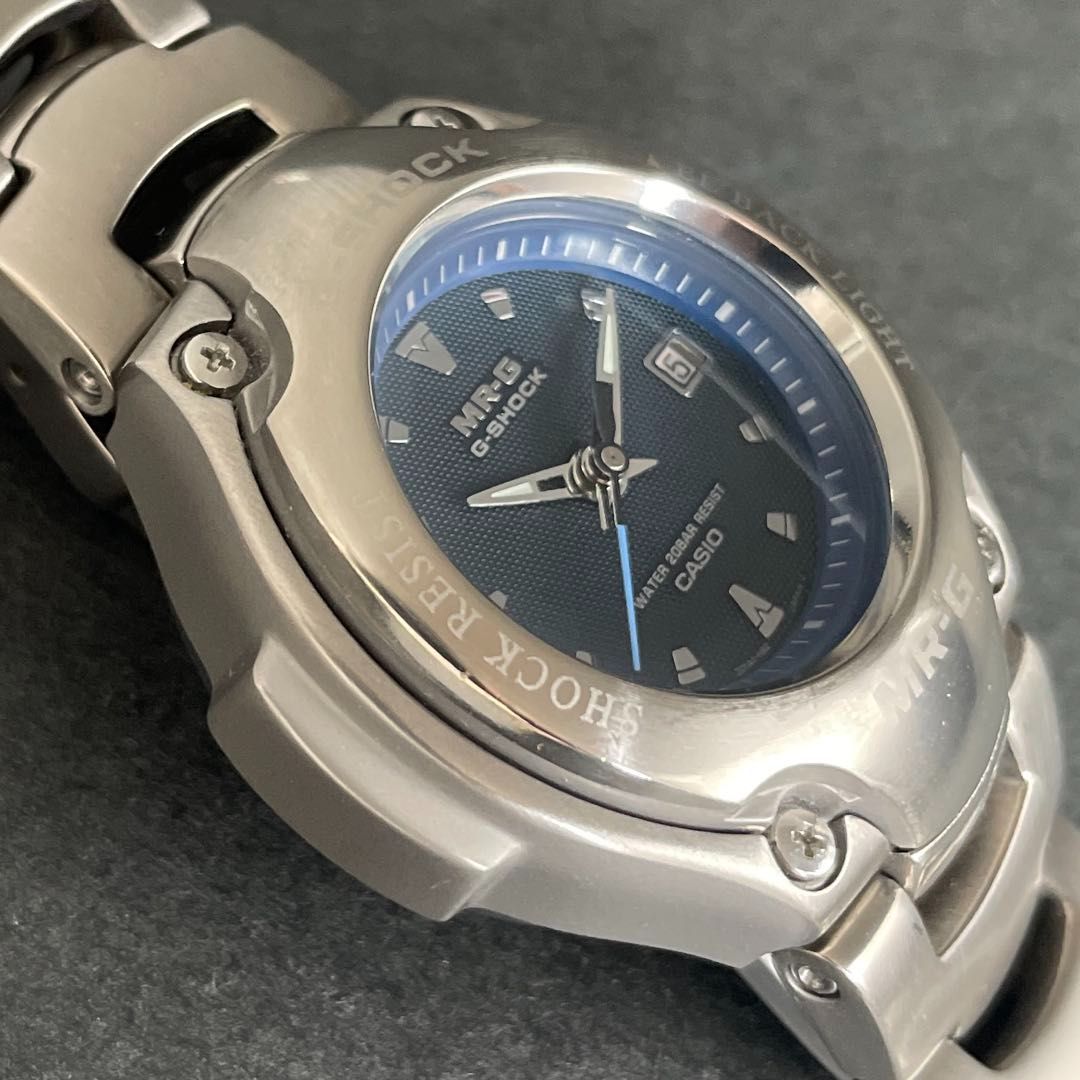 CASIO MRG-122-2A チタン ブルー秒針/ネイビー文字盤 カシオ G-SHOCK