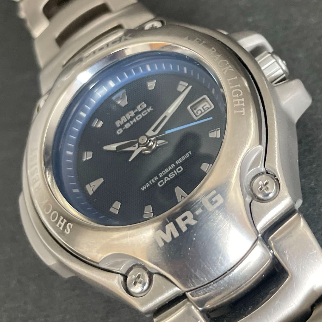 CASIO MRG-122-2A チタン ブルー秒針/ネイビー文字盤 カシオ G-SHOCK