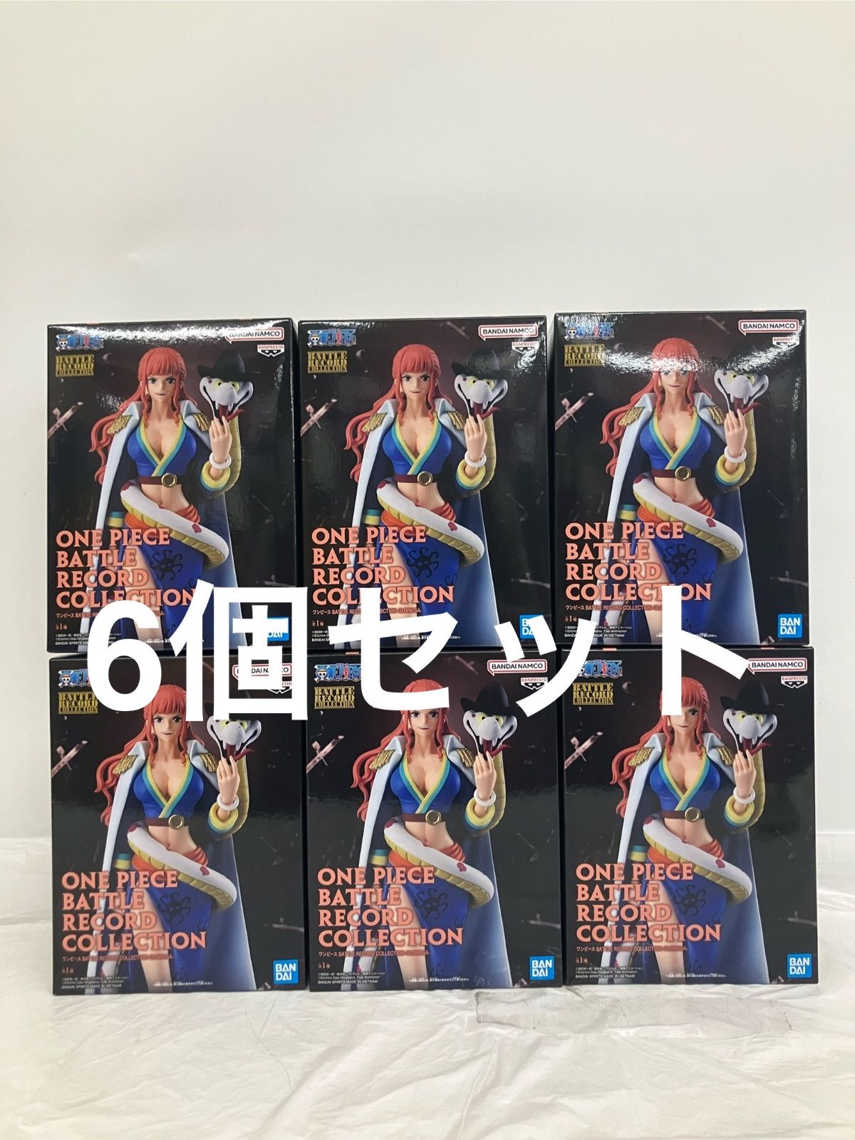 未開封 ワンピース BATTLE RECORD COLLECTION GLORIOSA 6個セット 