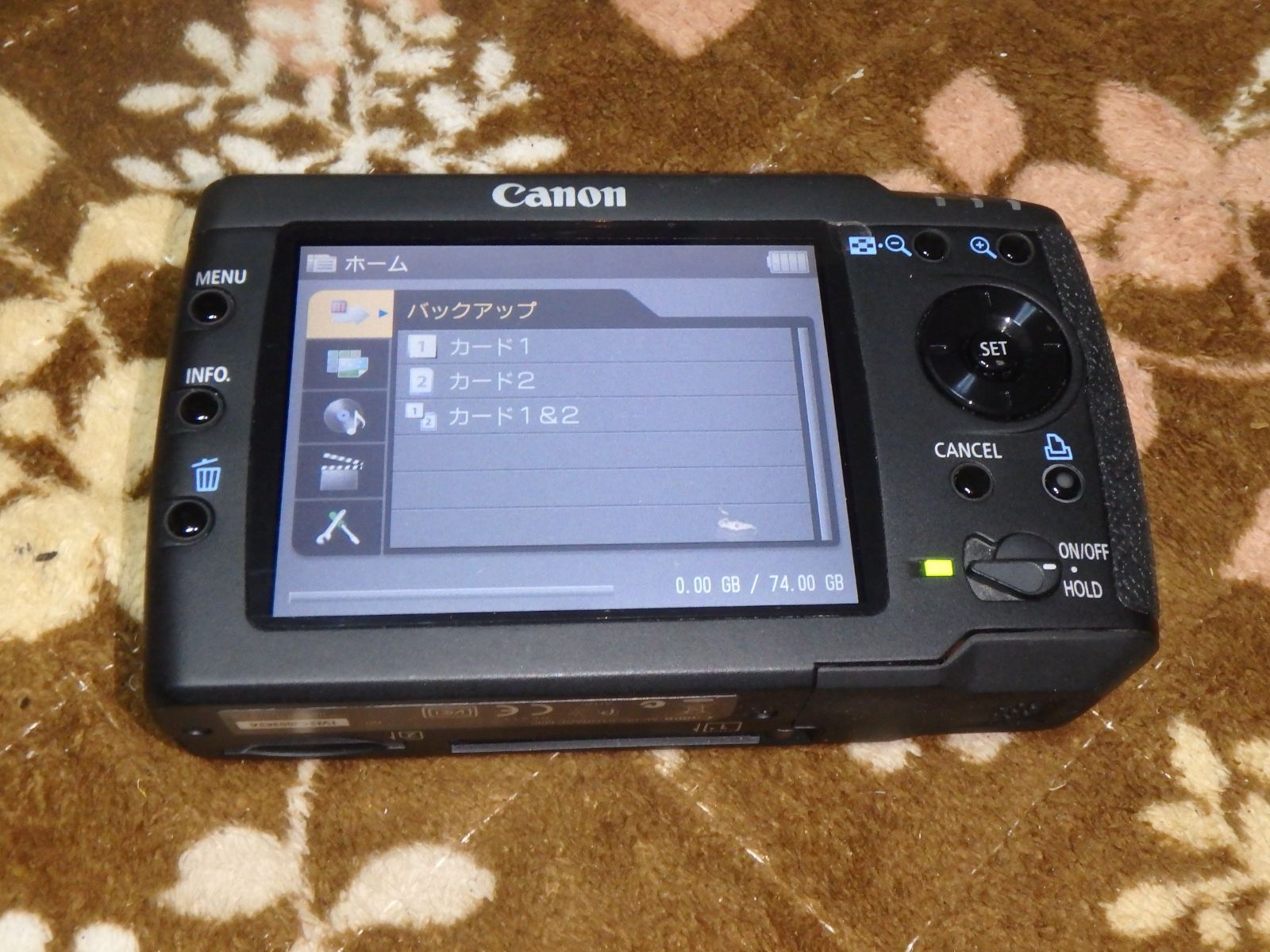 【中古】Canon MEDIA STORAGE (メディアストレージ) 80GB M80 Canon Media Storage M80 80GB 中古 - メルカリ