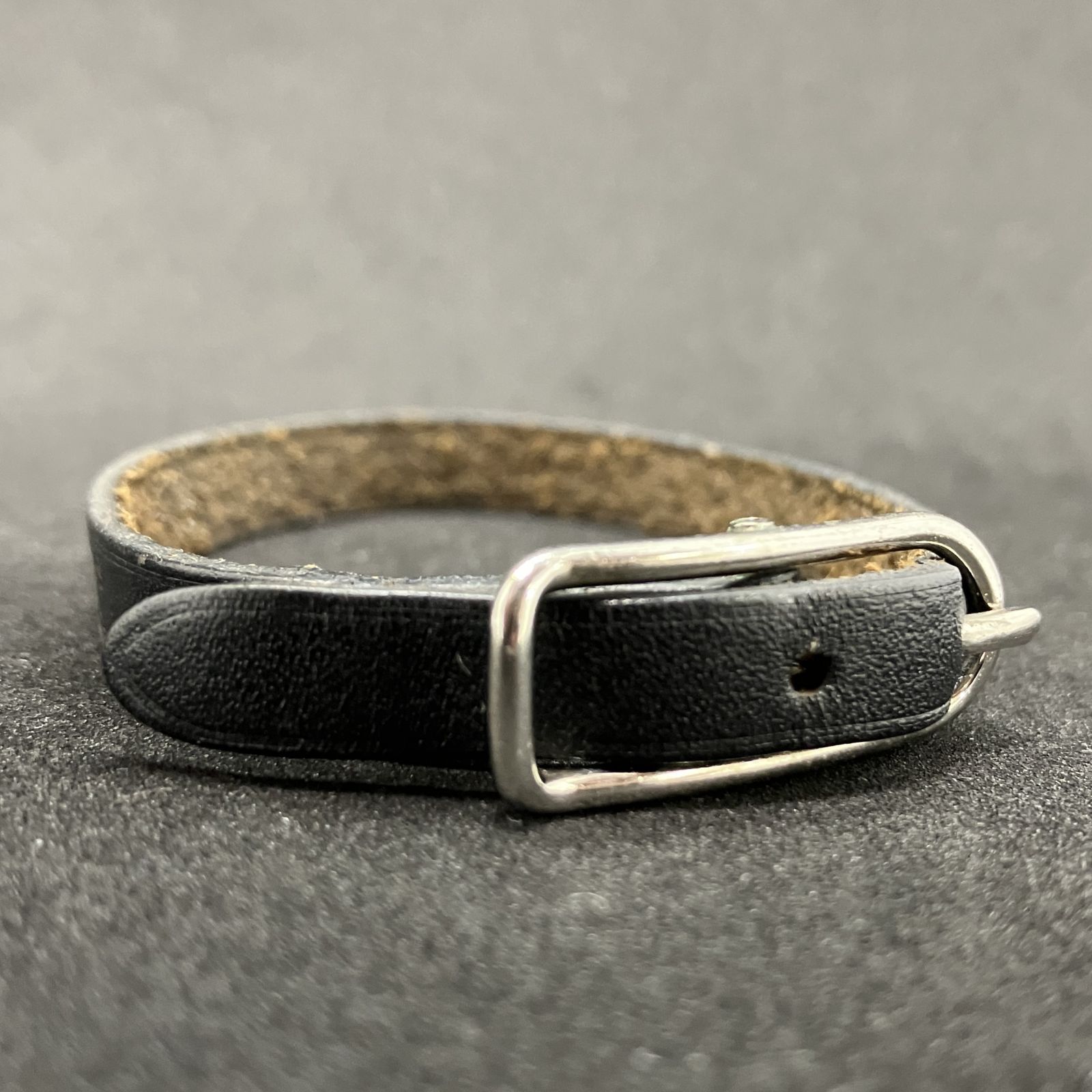 HERMES エルメス ブレスレット アピ1 レザー ブラック系 393 - メルカリ