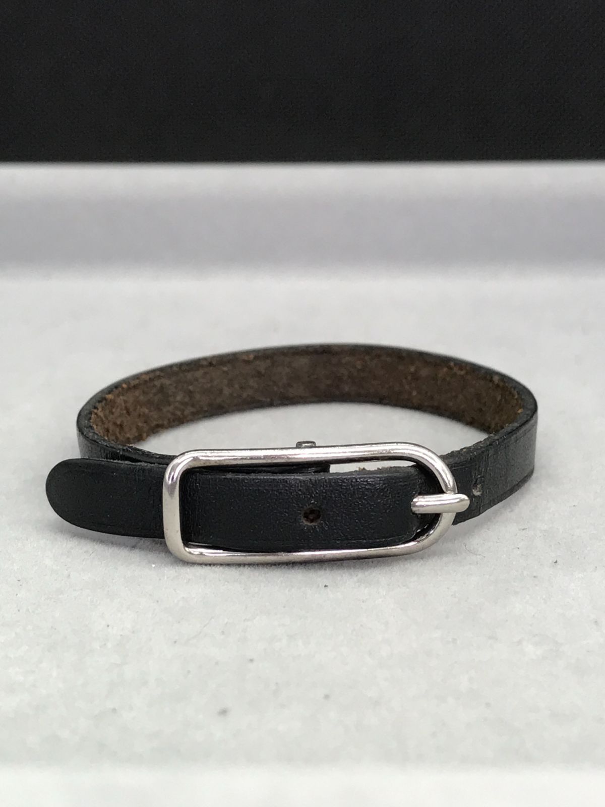 HERMES エルメス ブレスレット アピ1 レザー ブラック系 393 - メルカリ