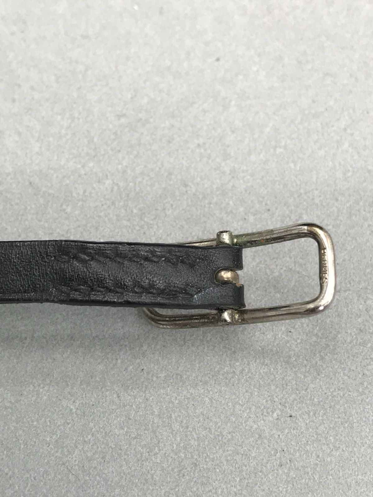 HERMES エルメス ブレスレット アピ1 レザー ブラック系 393 - メルカリ