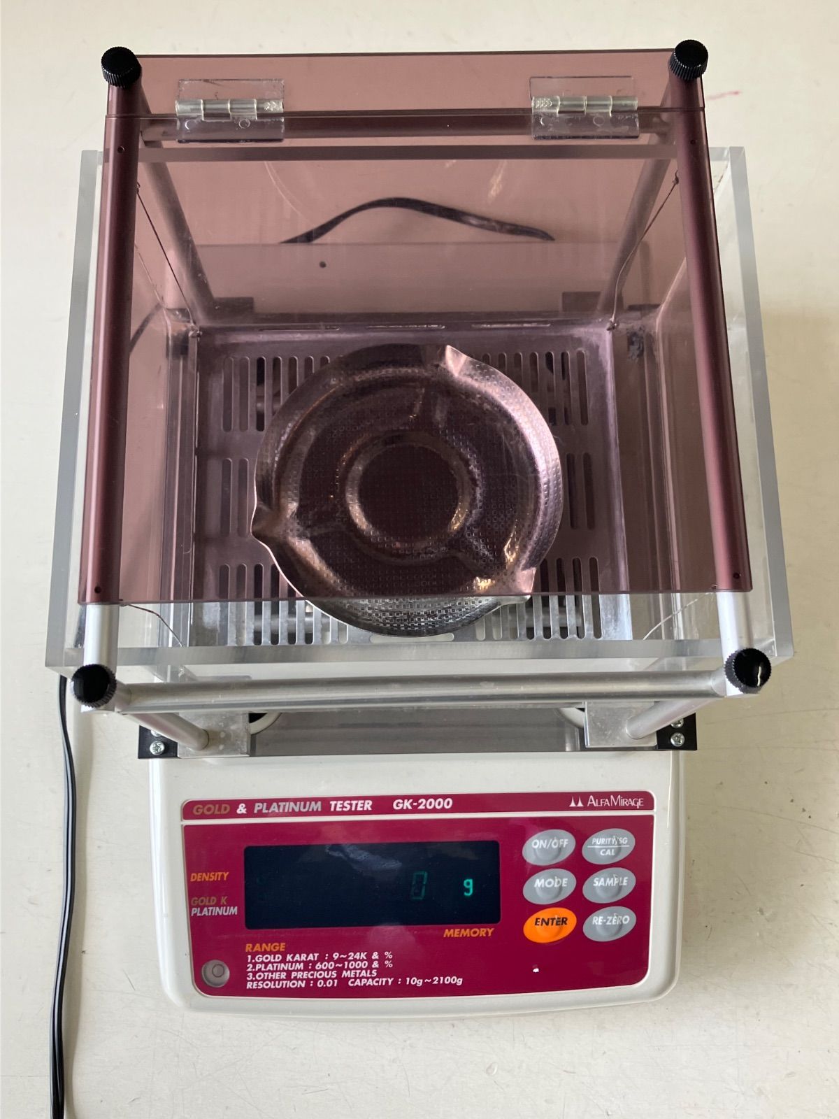 貴金属テスター 比重計 GK-2000 ALFA MIRAGE アルファミラージュ