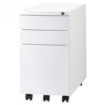 井上金庫販売 オフィス用 スリムワゴン ホワイト SCW-3 WH