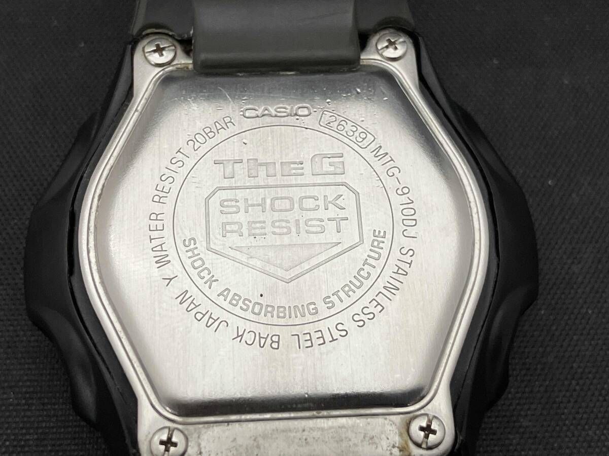 ジャンク 稼動ジャンク品 CASIO カシオ 電波ソーラー MTG-910DJ 腕時計