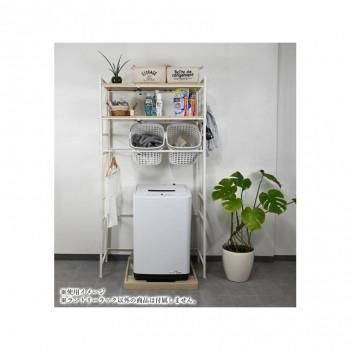 フクダクラフト 伸縮式ランドリーラック ホワイト RS-100 WH