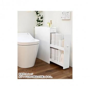フクダクラフト たっぷり収納スリムトイレラック ホワイト TR-5014 WH 9,440円
