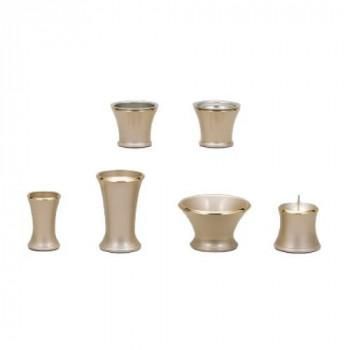 ALTE MEISTER　アルテマイスター　仏具　カヌレ　6点セット　　小　ベージュ　41206