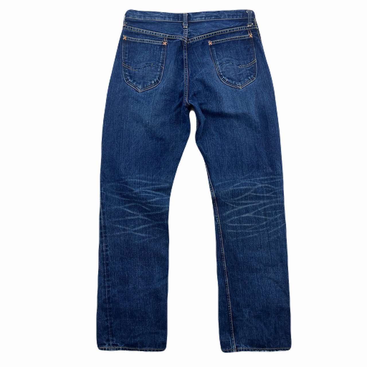 シュガーケーン デニムパンツ メンズ W34 濃紺 ストレート セルビッチ 