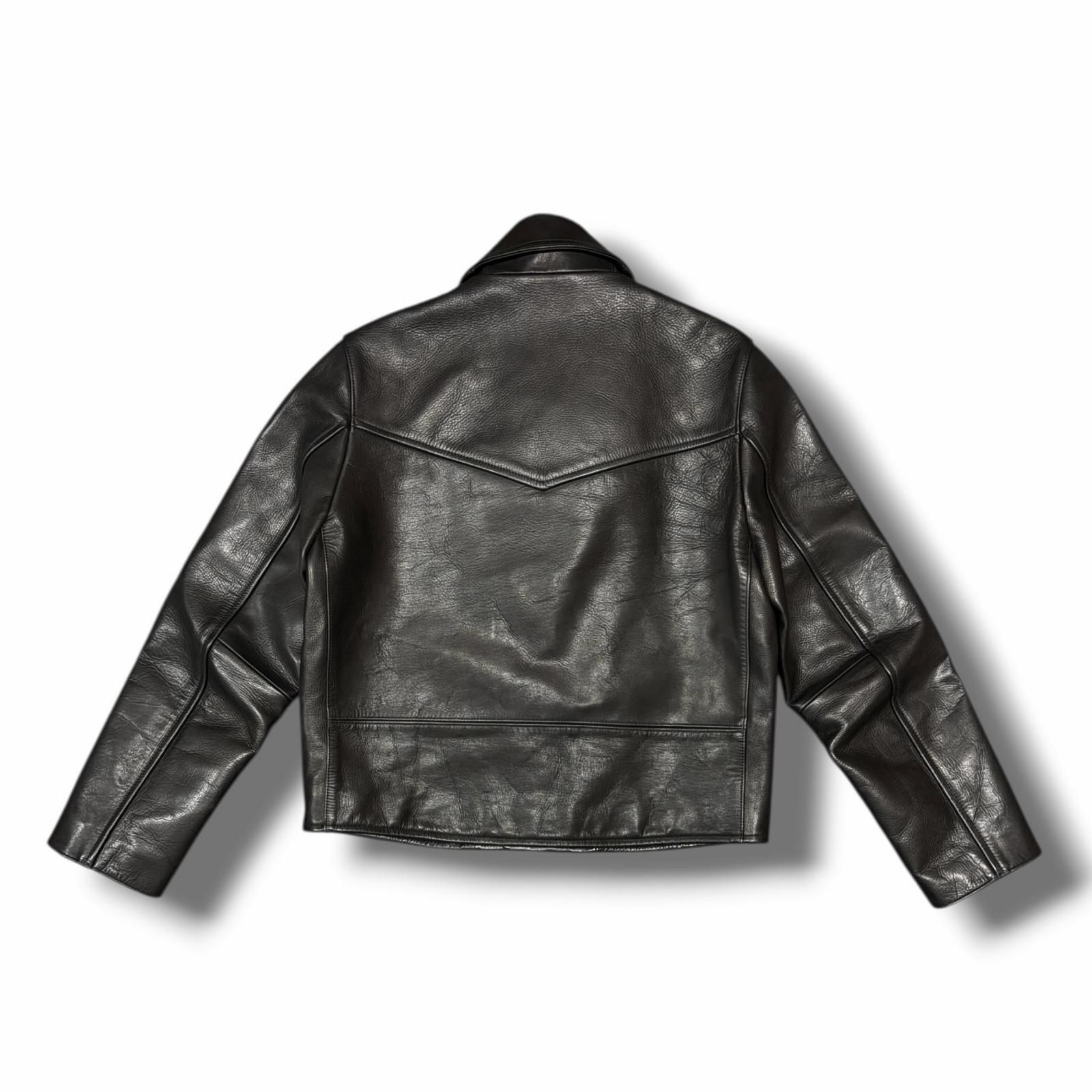 参考上代220000円 MASU 25AW CLASSIC MOTORCYCLE LEATHER JACKET 