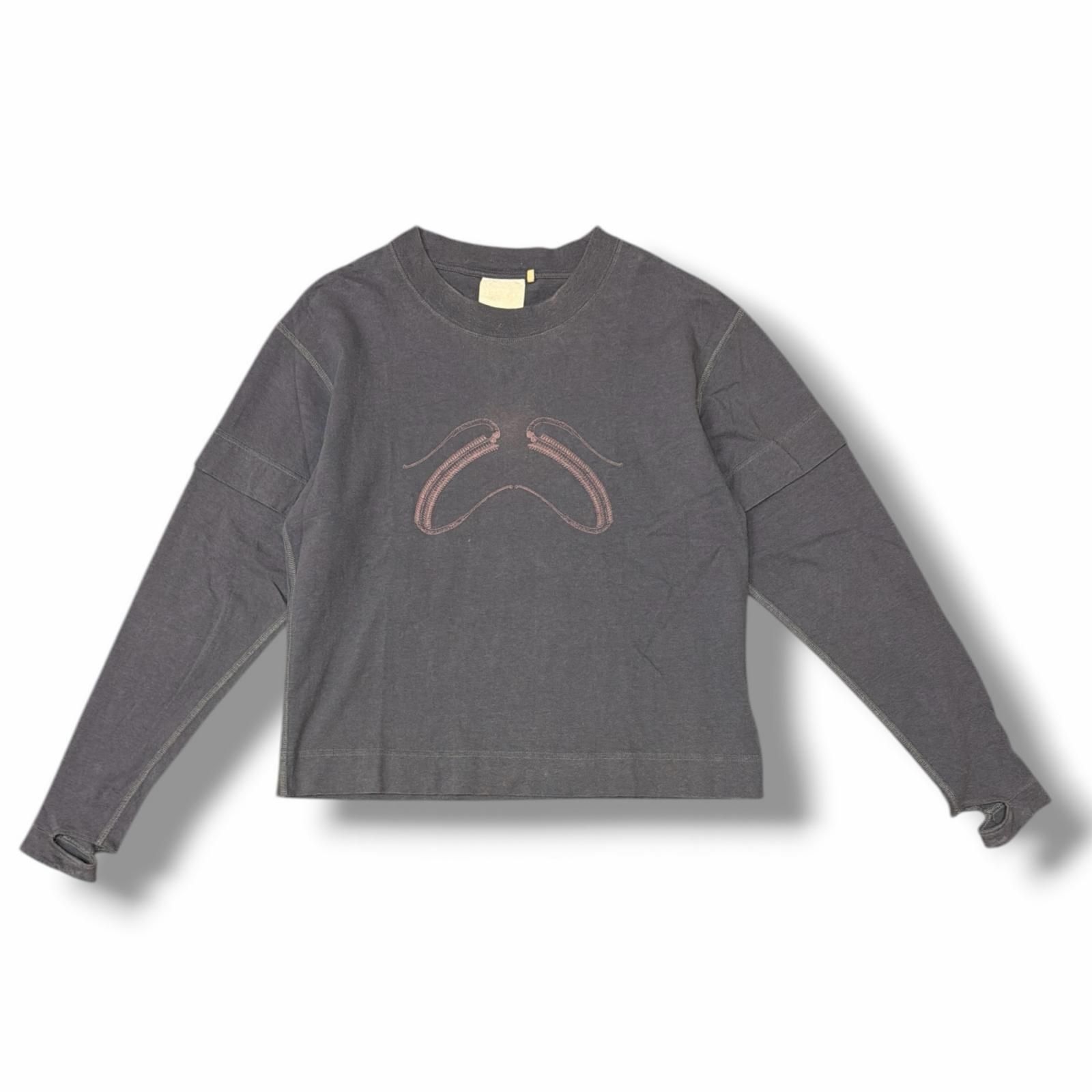JIAN YE × Jinjinneedle 25AW LS TEE 長袖Tシャツ カットソー 短丈