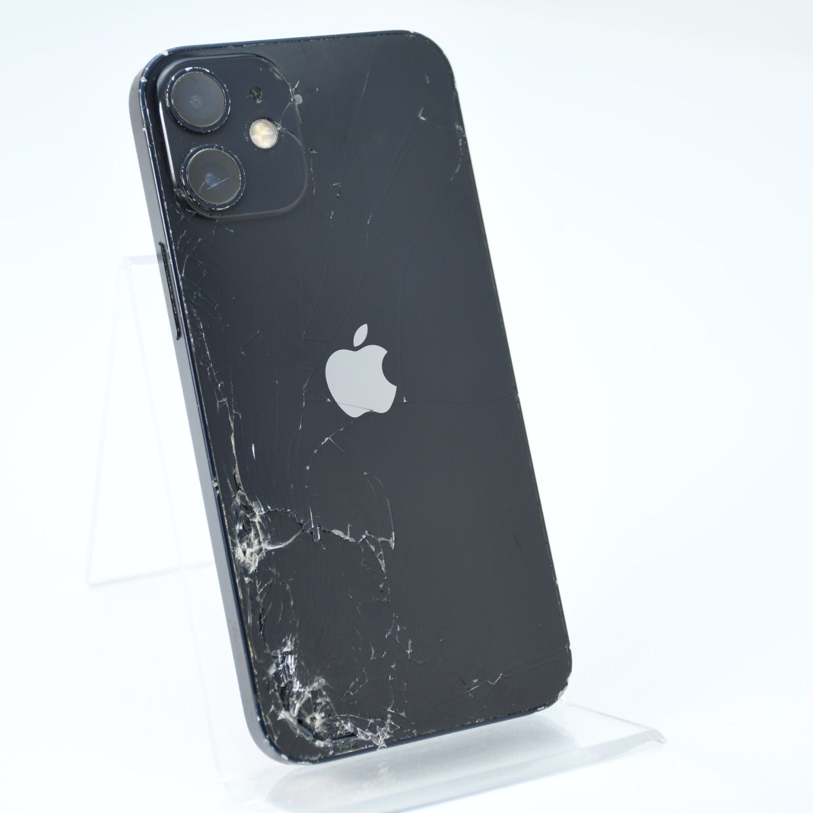 iPhone 12 64GB ブラック 背面割れ ジャンク 起動OK iPhone12 mini 64GB ブラック 背面割れ＊動作可 - メルカリ