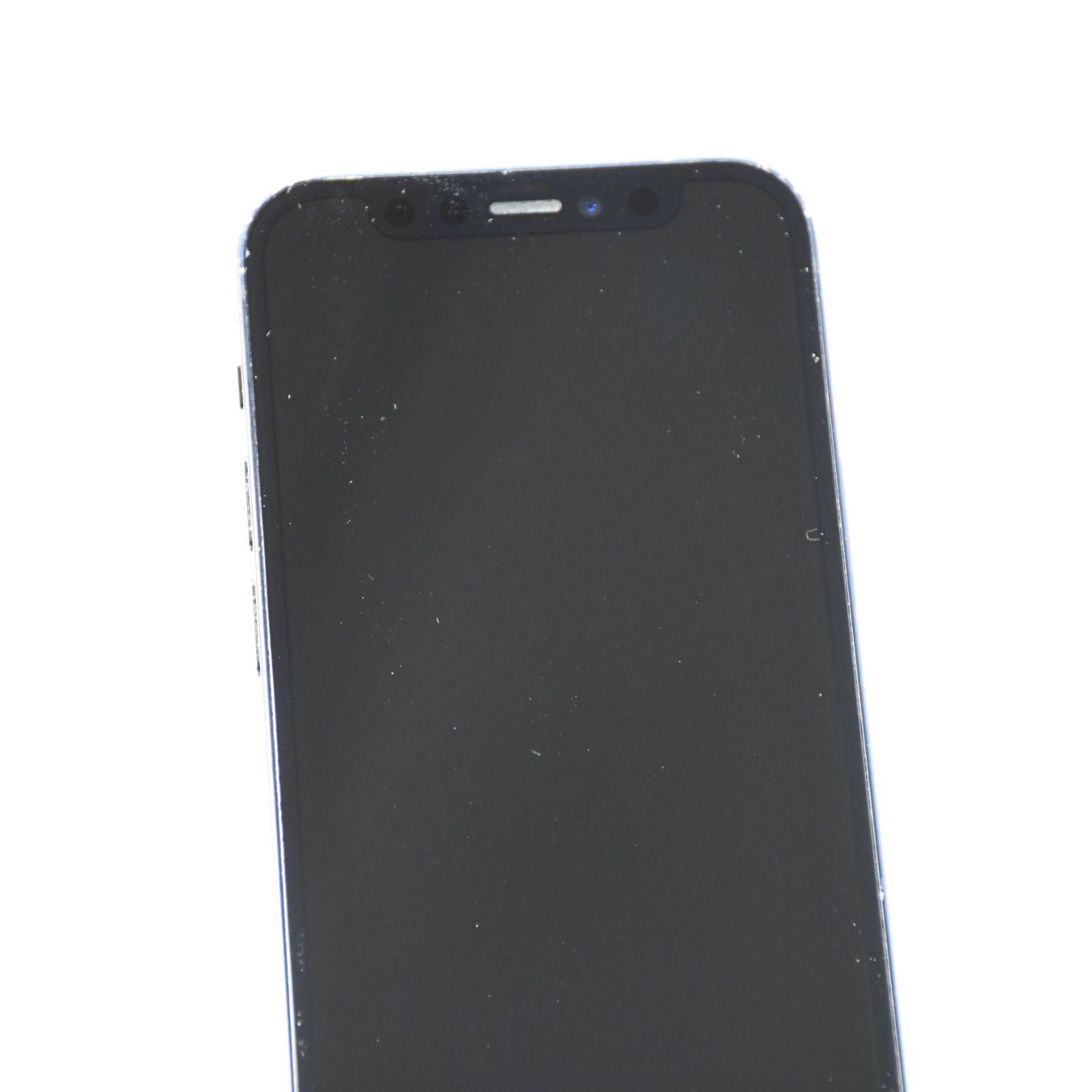 ★iPhone 12 mini ブラック 64GB 本体※背面割れ iPhone 12 mini 純正 バックパネル Bランク 修理 部品 パーツ 背面