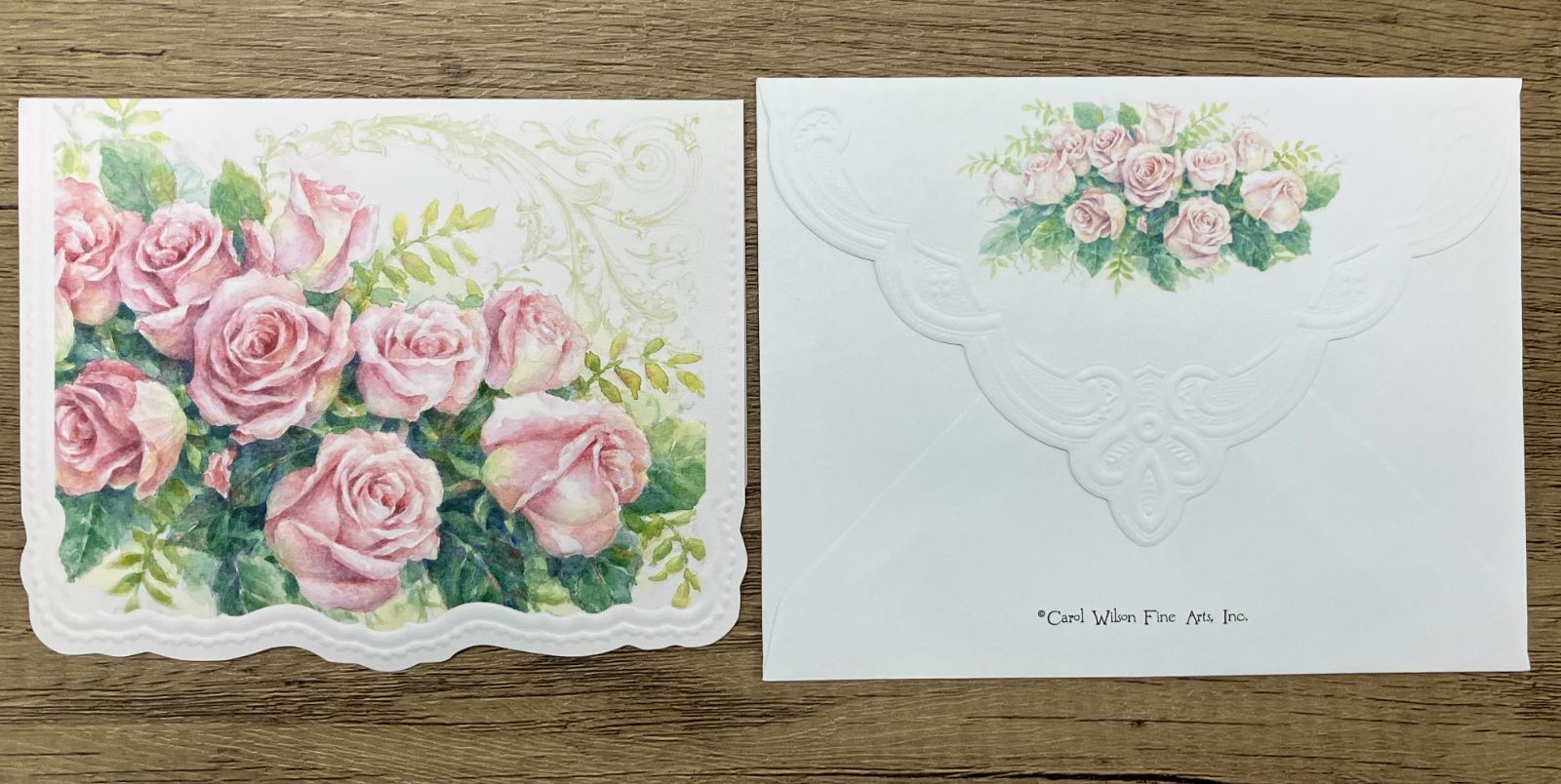 希少❣️シャドーボックスにも  キャロルウイルソン ペーパーボックス  豪華な薔薇 薔薇が綺麗 Carol Wilson ペーパーボックス 希少 カード 【公式通販】