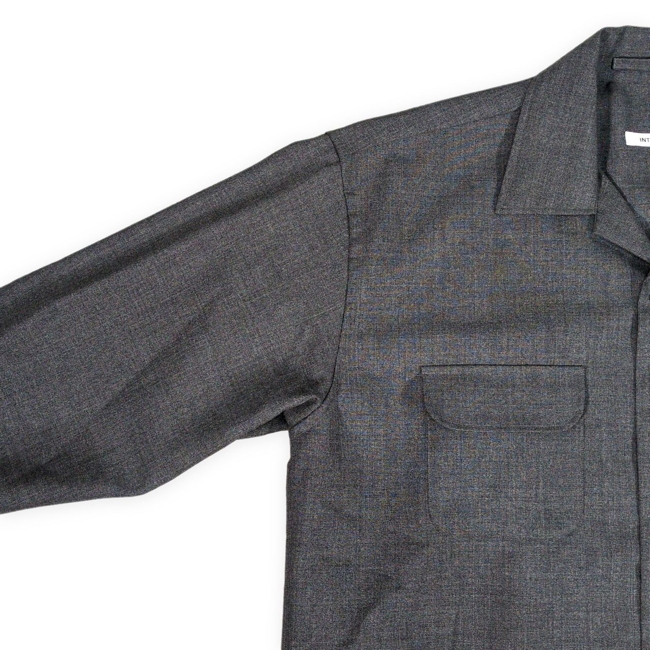INTERIM HYPER BIG RUSTIC TROPICAL OPEN COLLAR SHIRT ラスティック