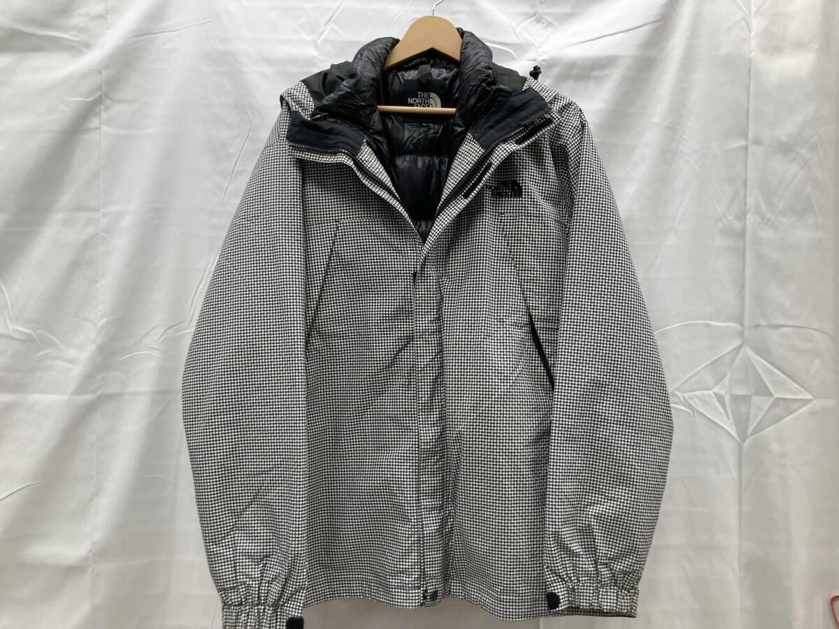 THE NORTH FACE ダウンジャケット ND18102 表記サイズXL チェック柄 