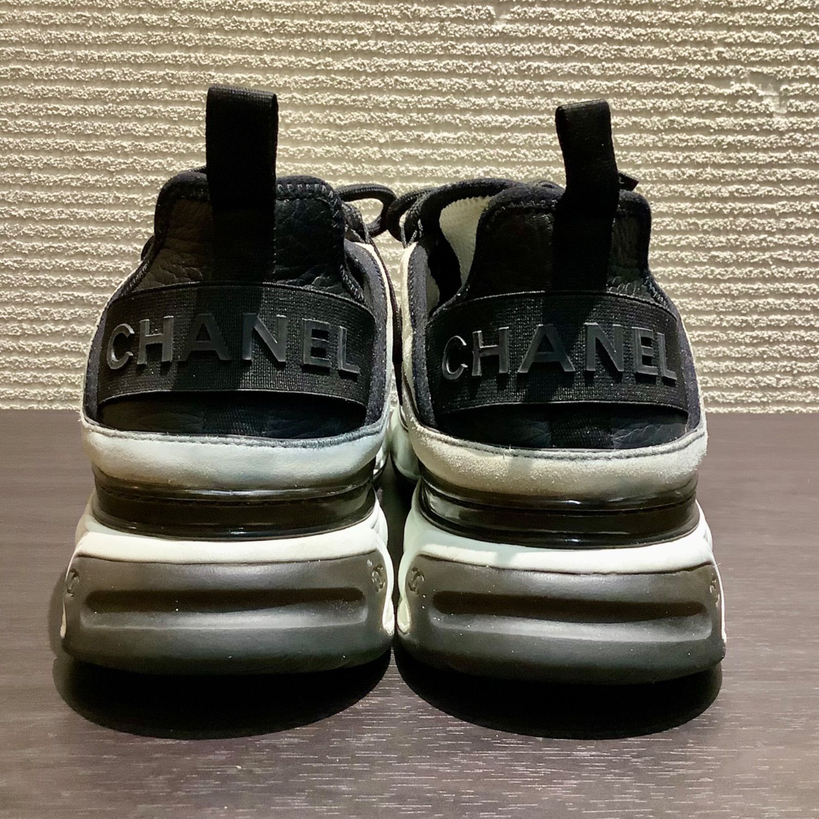 シャネル CHANEL ココマーク ファブリック ハイテク スニーカー 
